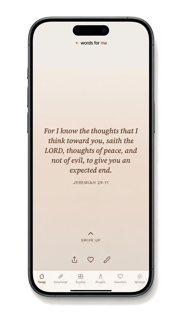 words for me: Bible verses